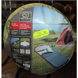 VENTURA BIG BOY HOOD SLEEPING BAG,5LBS OF FIBRE