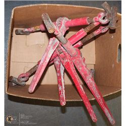 LOT OF 4 CAMPER RATCHET TIE DOWNS