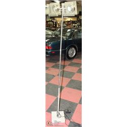 METAL HALOGEN FLOOR LAMP NEEDS BULBS