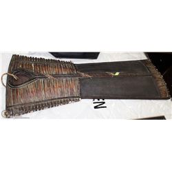 WICKER WALL HANGING, 21"X52"H