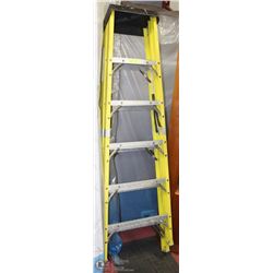 YELLOW FEATHERLITE LADDER APPROX. 6 '