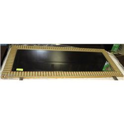LARGE GOLD TONE FRAMED MIRROR