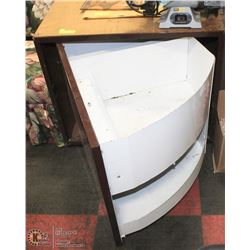 VINTAGE TOOL CHEST WITH FOOT PEDAL AND SWING OUT