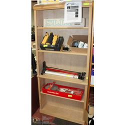 LIGHT WOOD BOOKSHELF