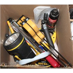 BOX OF ASST SHOP TOOLS