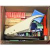 Image 1 : BOX OF VINTAGE OFFICE SUPPLIES