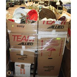 ESTATE PALLET OF MISC. HOUSEHOLD ITEMS