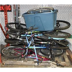 XLARGE PALLET OF STORE RETURN BIKES