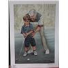 Image 1 : AUTOGRAPHED JOHN NEWBY PRINT “THE GRANDAD OPEN”