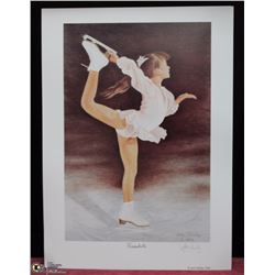 AUTOGRAPHED JOHN NEWBY PRINT “FREESKATE”
