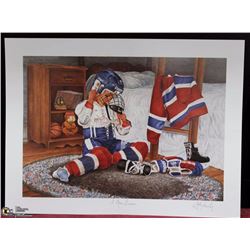 AUTOGRAPHED JOHN NEWBY PRINT “A NEW SEASON”