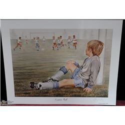 AUTOGRAPHED JOHN NEWBY PRINT “KEEPERS REST”
