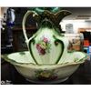 Image 3 : ANTIQUE BURSLEM PITCHER & BASIN