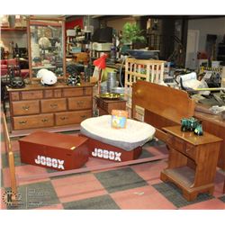 VILAS MAPLE DBL SIZE BEDROOM SUITE