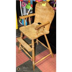 ANTIQUE HIGH CHAIR