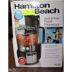 HAMILTON BEACH STACK & SNAP FOOD PROCESSOR IT