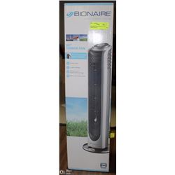 BIONAIRE 30 INCH TOWER FAN ,8HR TIMER,3 SPEEDS