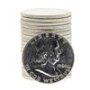 Image 1 : Roll of (20) 1960 Brilliant Uncirculated Franklin Half Dollar Coins