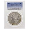 Image 1 : 1887 $1 Morgan Silver Dollar Coin PCGS MS64