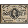 Image 1 : March 3, 1863 Five Cents Third Issue Fractional Note