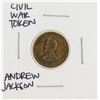 Image 1 : Civil War Token Andrew Jackson