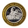 Image 1 : .999 Silver Silver City Las Vegas, Nevada $10 Limited Edition Gaming Token