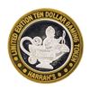 Image 1 : .999 Fine Silver Harrah's Reno, Nevada $10 Casino Limted Edition Gaming Token