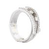 Image 3 : 14KT White Gold 0.57ctw Diamond Ring