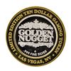 Image 2 : .999 Silver Golden Nugget Las Vegas $10 Casino Limited Edition Gaming Token