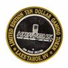 Image 2 : .999 Silver Harveys Lake Tahoe, Nevada $10 Casino Limited Edition Gaming Token