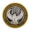 Image 1 : .999 Silver Luxor Las Vegas Nevada $10 Casino Limited Edition Gaming Token
