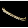 Image 2 : 14KT Yellow Gold 5.95ctw Diamond Bracelet