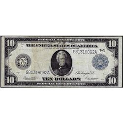 1914 $10 Federal Reserve Note