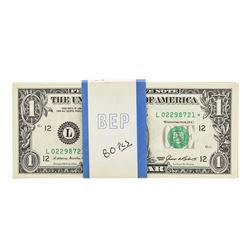 Lot of (80) Consecutive 1985 $1 Federal Reserve Star Notes Choice Uncirculated