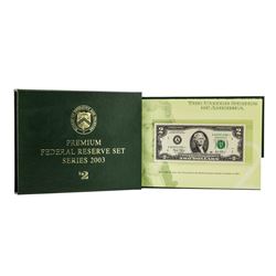 Series 2003 $2 Premium Federal Reserve Set