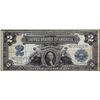 Image 1 : 1899 $2 Mini Porthole Silver Certificate Note