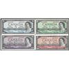 Image 1 : Set of (4) 1954 Bank of Canada Notes
