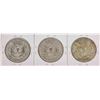 Image 2 : Lot of (3) Assorted Date $1 Morgan Silver Dollar Coins