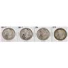 Image 1 : Lot of (4) Assorted Date $1 Morgan Silver Dollar Coins
