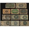 Image 2 : Lot of (11) Assorted Fractional Currency Notes