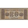 Image 2 : 1800's $20 Canal & Banking Co. New Orleans Obsolete Note
