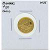 Image 1 : 1975 Bahamas $50 Gold Coin