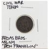 Image 1 : Civil War Token Broas Brothers Ben Franklin New York, New York
