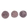 Image 2 : Lot of (3) 1540-1590 KB Hungary Ferdinand I - Madonna & Child Silver Denar Coins