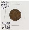Image 1 : 1863 Civil War Token Army & Navy