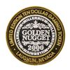 Image 2 : .999 Silver Golden Nugget Laughlin $10 Casino Limited Edition Gaming Token