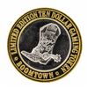 Image 1 : .999 Silver Boomtown Hotel & Casino Reno, NV $10 Limited Edition Gaming Token