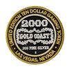 Image 2 : .999 Fine Silver Gold Coast Las Vegas $10 Casino Limted Edition Gaming Token