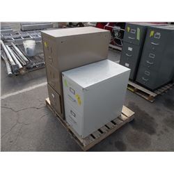2 metal file cabinets