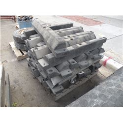 Pallet of rubber curbs